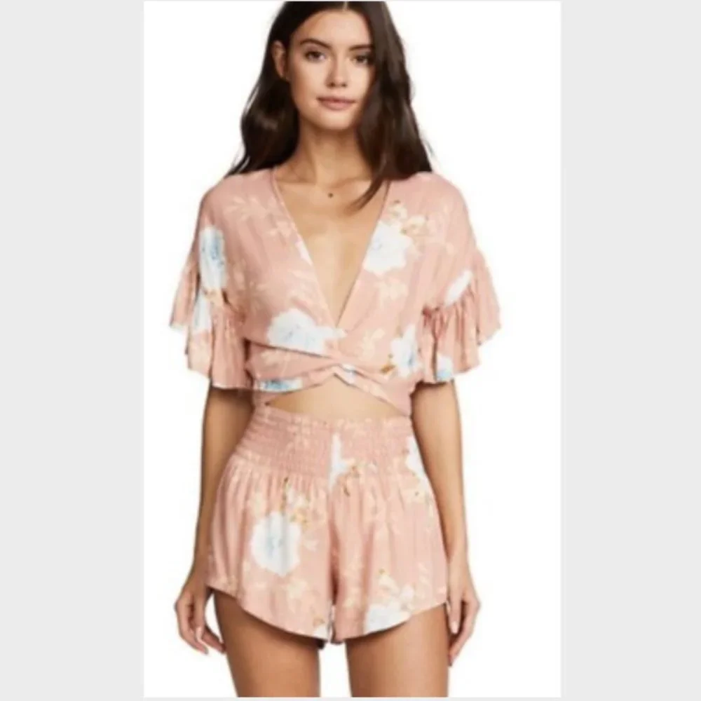 Winston White Large Aurora Floral Romper - Picture 3 of 10